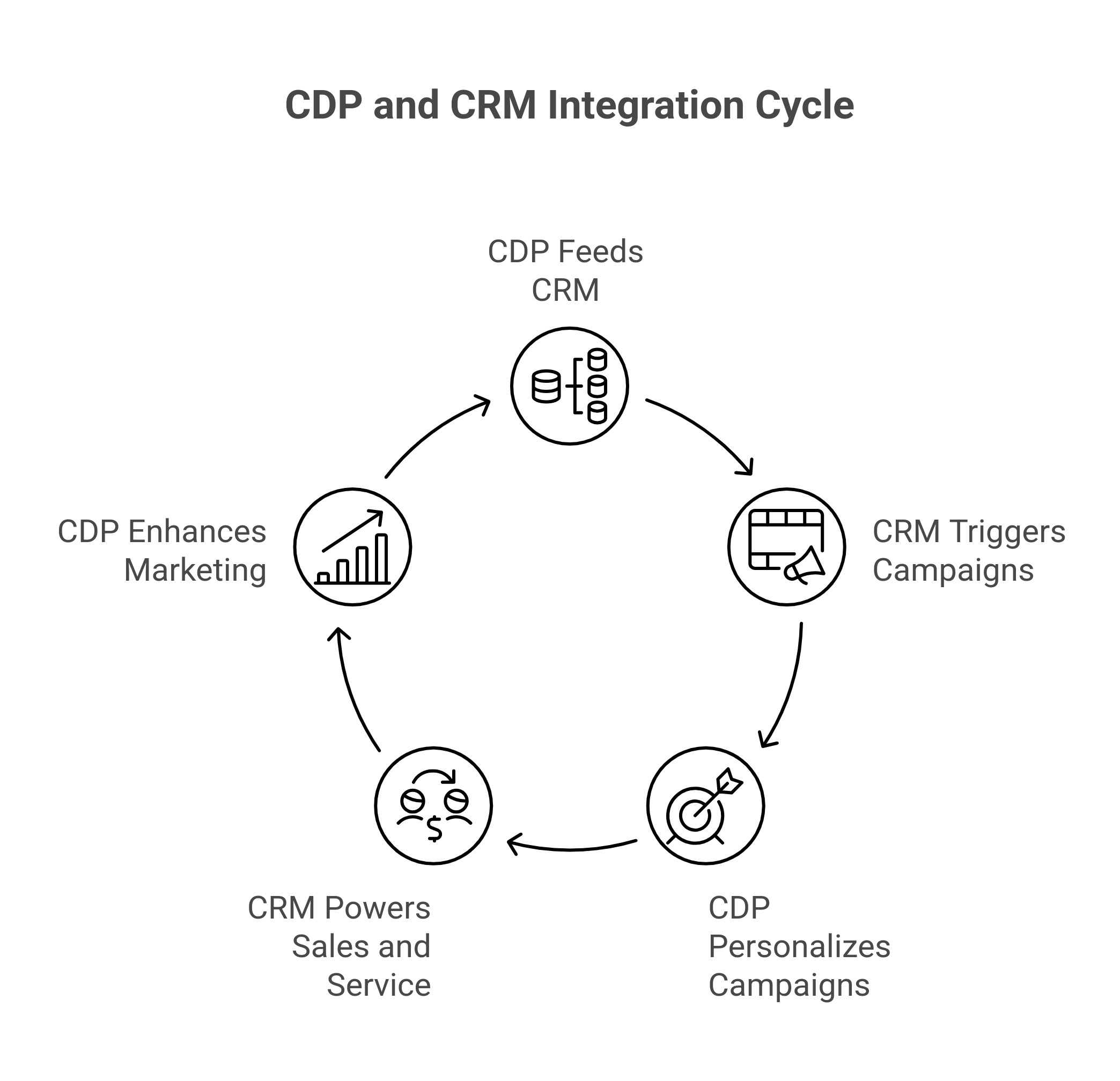 Ways in which CDPs and CRM Complement Each other